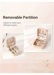 1pc Portable Minimalist Jewelry Box Multi Function Jewelry Storage Case Suitable For Storing Earrings Rings Necklaces Bracelets Gift For Valentine s Day Mother s Day Holiday Easter Wedding Travel Home