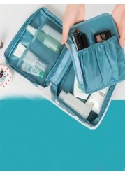1pc Cosmetic Bag Set Toiletry Organizer Bag Travel Makeup Bag Lightweight Travel Essential Jewelry Organizer Lip Gloss Organizer Nail Polish Organizer Cosmetic Storage OrganizerSummer Travel Vacation