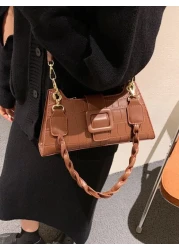 Lightweight Crocodile Embossed Bag For Teen Girls Women College Students Rookies White Collar Ers College Commute Outdoors Travel Outings Business Casual Women Bag Pefect For Office Business And Work