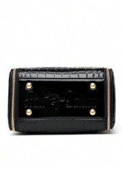 Women Patent Leather Handbag High Quality Lnterior Slot Pocket Leather Bucket Bag Female Shoulder Bag Luxury Brand Crossbody Bag