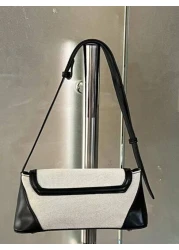 حقيبة كتف جديدة موضة، حقيبة يد، حقيبة بيجي، حقيبة تحت الإبط، أنيقة ومتعددة الاستخدامات