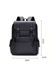 Hot Selling Men s Backpack Laptop Bag Fashion Casual Plaid Schoolbag Large Capacity Business Travel Rucksack