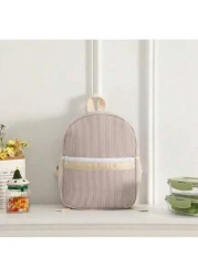 1pc Mini Cute Schoolbag Lightweight Fashion Men And Women Students Commuting Bag Suitable For School Vacation Travel Large Capacity Storage Portable Color Block With Birthday Opening Season Gift