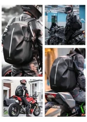 Cycling Backpack Motorcycle Helmet Bag Full Helmet Backpack Women Knight Bag Waterproof Travel Bag Travel Man Large Capacity Multi Functional For Work Travel Business For Hiking Camping For Women And