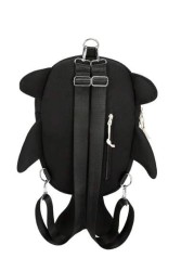 peach tree Unisex Shark Design Fashionable Backpack Suitable For Couples Casual Backpack For High School College Students Commuting Travel Multi Pocket Lightweight School Supplies Halloween Christmas