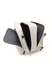 1 Pc Carry On Backpack 45L Expandable Travel Backpack Airplane Approved Weekender Bag Water Resistant Laptop Backpack For Men For Travel Business For Outdoor Camping For Back To School