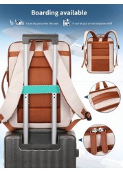 Myco Carry On Travel Backpack For Men Flight Approved 40L Personal Item Backpack With 3 Packing Cubes Travel Book Bag For Weekender College Office Christmas Gifts Winter Christmas Bag Travel Bag Schoo