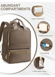 Floless Travel Backpack For Men Women Carry On Backpack As Personal Item Airline Approved 14 15 6 Inch Anti Theft Laptop Backpack Carry On Backpack For Airplane With Headphone Interface Water Resistan