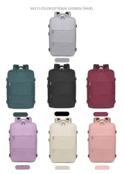 1pc Large Travel Backpack For Men Business Laptop Backpack Carry On Bag 40x20x25 Carry On Backpack Airline Approved Waterproof Backpack Multifunctional Independent Shoe Compartment Wet And Dry Separat