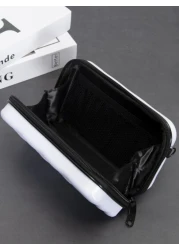 Mini Simple Rhombus Crossbody Bag Shoulder Bag Water Resistant PVC Hard Shell Bag For Men Casual And Versatile College Bag Summer Dad Bag For School Multi Functional Messenger Bag Sling Bag Student La