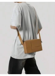 حقيبة كاميرا مصنوعة من مادة البولي يوريثان المقاومة للماء والمنسوجة بشكل أنيق، حقيبة كتف محمولة مناسبة للجنس