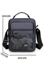 New Multifunctional Men s Bags Korean Version Of The Simple Sports Outdoor Crossbody Bag Men s Large Capacity Shoulder Bag