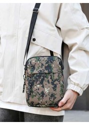 Men s Casual Portable Bag Multi Layer Single Shoulder Crossbody Bag Nylon Men s Bag Men s Business Bag Collection Wallet