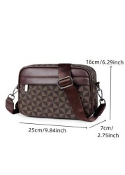 1pc Fashionable Versatile Casual Messenger Bag