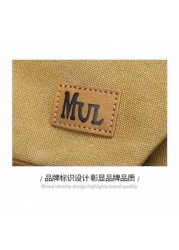 SLIN LXZQ Canvas Flap Messenger Bag Casual Black Shoulder Bag For Commute Men s Shoulder Bag Crossbody Bag Side Bag Student Supplies Men s Autumn Bag Cylinder Bag Vintage Style Christmas Gift Travel H