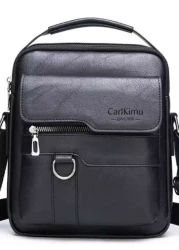 Men s Handbag Men s Shoulder Bag Retro PU Leather Vertical Hand Business Casual Bag Schoolbag