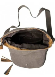 حقيبة كتف خماسية الأضلاع، تصميم سحاب به شراريب، حقيبة كلاسيكية رجالية للقيادة أو السفر أو المدرسة