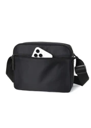 peach tree Waterproof Fabric Men s Messenger Bag Casual Business Crossbody Bag Retro Simple Solid Color Chest Bag Lightweight Travel Outdoor Sports Gift Suitable For Halloween Christmas Christmas Gift