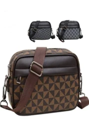 1pc Men s Satchel Bag Fashion Casual Messenger Bag Shoulder Bag Square Small Crossbody Bag Pu Leather Waterproof Multi Functional Casual Casual Business College Boy Bag Sport Casual Postman Boy To His