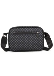 1pc 9 9in 7 1in 2 4in Fashionable Shoulder Bag Messenger Bag Shoulder Bag Crossbody Bag Square Bag Multi Pocket PU Material Scratch Wear Resistant Suitable For Outing Hiking Hiking Student Fall Holida