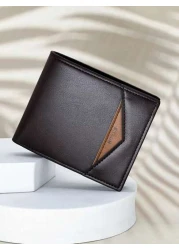 HOVI S Men s Slim Fashion Short Wallet New Stylish Lightweight Compact Casual Wallet For Youth And Students Ultra Thin Portable Design