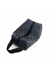 Mini Vintage Floral Print Men s Wrist Pouch PU Leather Moisture Resistant Lightweight Small Square Clutch Retro Style Handy Casual Wallet Valentines Gifts Valentine Gifts For Men Valentine Day Bag Hol