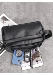 Portable Washing Toiletry Bag Men s Handbag For Sports Business And Travel Storage Bag Men Zip Front Clutch Bag Envelope Bag Underarm Bag Square Bag Wash Bag Toiletry Bag Stylish Vintage Organizer Wal