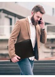1pc DIY Zippered PU Leather Business Padfolio Notebook With Letter Size Clipboard A4 Portfolio Binder Organizer Folder Interview Resume Document Organizer With Sleeve Holder Black A Great Partner For