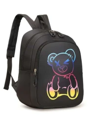 New School Backpack For Girls And Boys Stylish And Cute Bear Double Shoulder Bag Highly Attractive Travel Bag