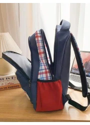 Sanrio Hello Kitty Backpack Retro Plaid Cute Cartoon Large Capacity Lightweight School Bag For Female College Students Niche Design Ideal For Classes And Casual Use Stylish Student Backpack For Everyd