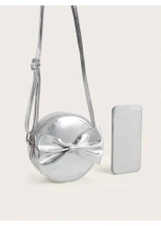 1pc S Bow Decor Cute Crossbody Bag School Bag School Bag Luggage School Bag