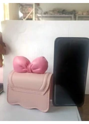 1pc Mini PU Handbag Lightweight Small Girls Princess Crossbody Bag One Shoulder Children s Purse Snap Closure Suitable For Lipstick Outings Gifts Daily Use