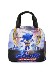 bandai حقيبة غداء، صندوق غداء للطالب، حقيبة حفظ البرودة، حقيبة عزل مبطنة برقائق الألومنيوم حافظة الحرارة، حقيبة