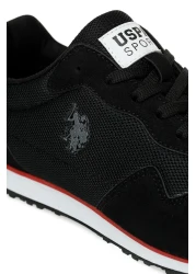 U.S. Polo Assn. حذاء رياضي رجالي أسود من FERLAND 3FX
