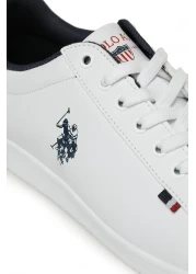 U.S. Polo Assn. فرانكو 3PR حذاء رياضي أبيض للرجال