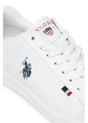 U.S. Polo Assn. قاعدة. بولو أسن. حذاء رياضي باللون الأبيض والأزرق الداكن للجنسين من Franco Gsn 3pr