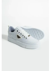 L.A Polo نعل سميك أبيض للرجال Snekaer