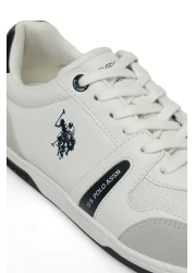 U.S. Polo Assn. حذاء رياضي أبيض للرجال - HAZE 4FX