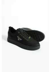 L.A Polo نعل سميك أسود للرجال Snekaer