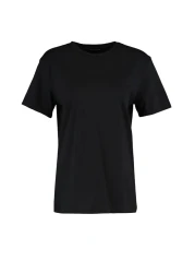  Collection Black Crew Neck Short Sleeve T-Shirt - Regular Fit TMNSS22TS0271