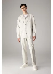 Defacto Gabardine Trousers Straight Fit Pocket Straight Leg B4089Ax24Sp