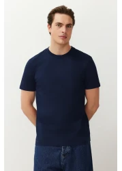  Collection 5-Pack Anthracite-Navy-Black - 100% Tough Fabric, Slim/Slim Fit T-Shirts Tmnaw20Ts0243