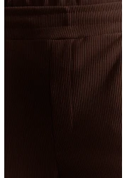  Collection OTToman POlo Collar T-Shirt - Wide FiT, TexTure and No Crease, Brown, Limited Edition TMNSS23po00020