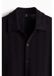 H&M Regular Fit Jacquard-knit shirt