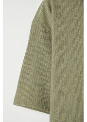  Collection Oversize Wide Cut Mint Polo T-Shirt Tmnss25Po00045