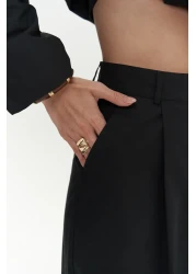 Mai Blenham Black Shirt Pants Set