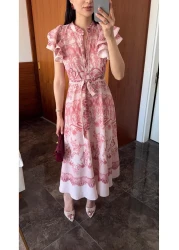 HAZELANNA Lace Pattern Dress