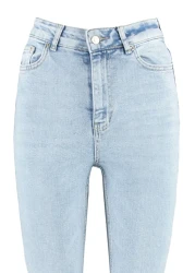  Collection Light Blue More Sustainable High Waist Flare Jeans Twoss23Je00063