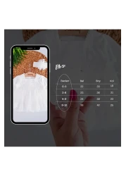 Jammybaby طقم فستان وباندانا من الدانتيل من التول لحديثي الولادة - 100% قطن ممشط