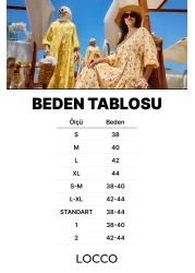 LOCCO Women's Tie Dye Leaf Patterned Dress Green